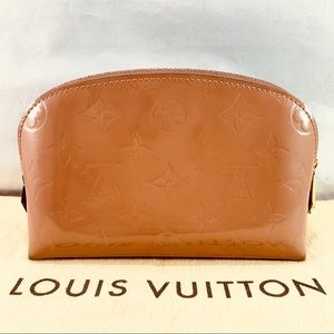 Louis Vuitton Monogram Vernis Cosmetic Pouch in Brown